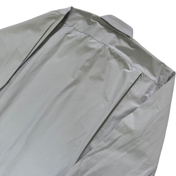 Balenciaga Fitted Wrap Shirt in Light Grey - Picture 8 of 15